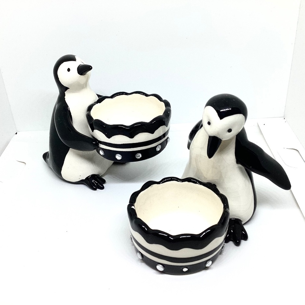 Appletree Design Penguin Tea Light Holder Set of 2.